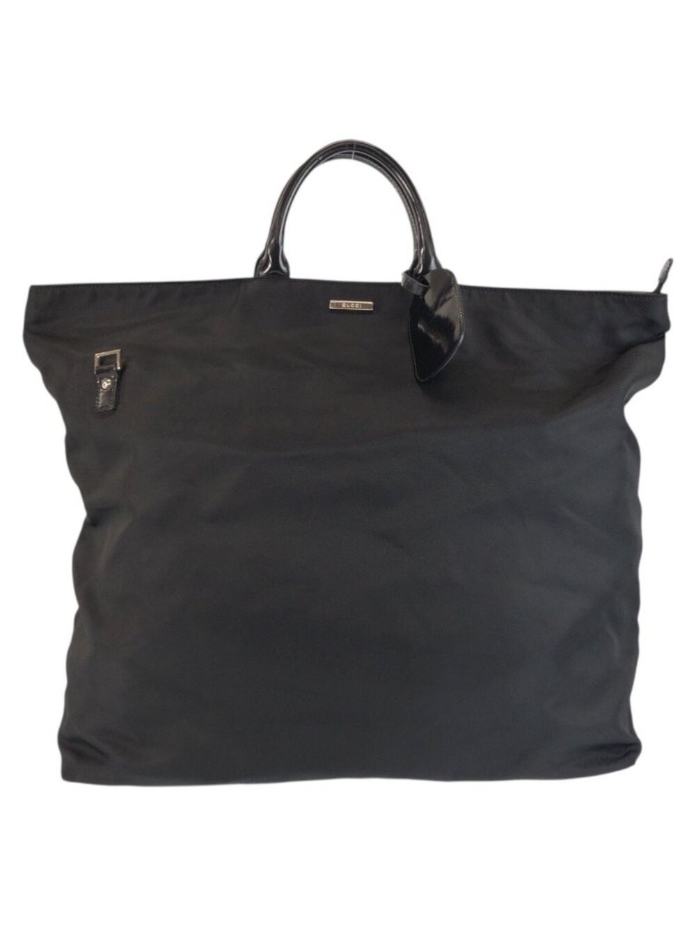 Gucci Black Silver Nylon 019 08 Tote Bag